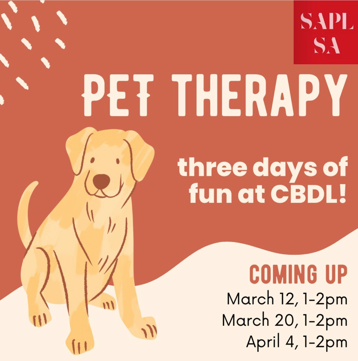 SAPLSA Pet therapy